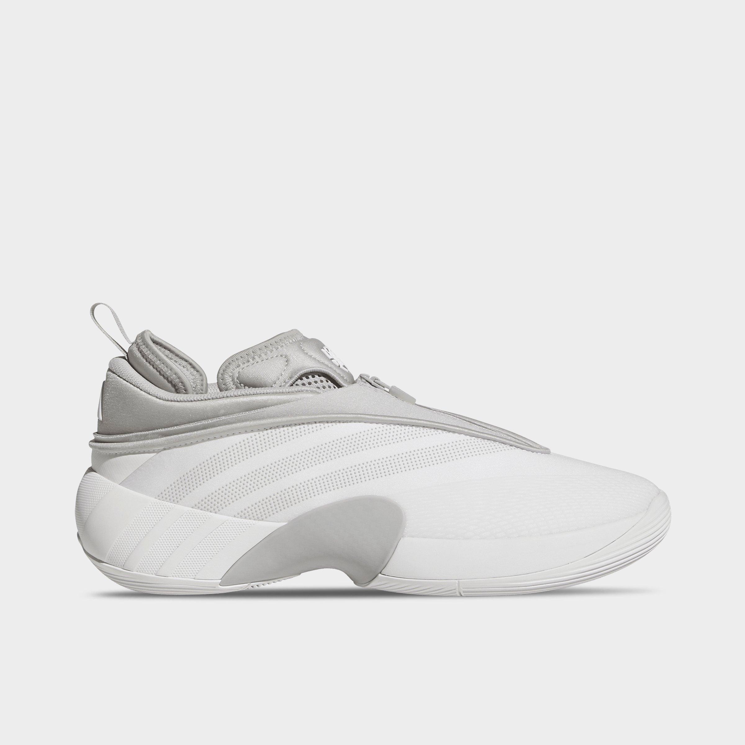 adidas Men's D. O.N. Issue #7 Basketball Shoes in White/Grey/White Size: 7.0