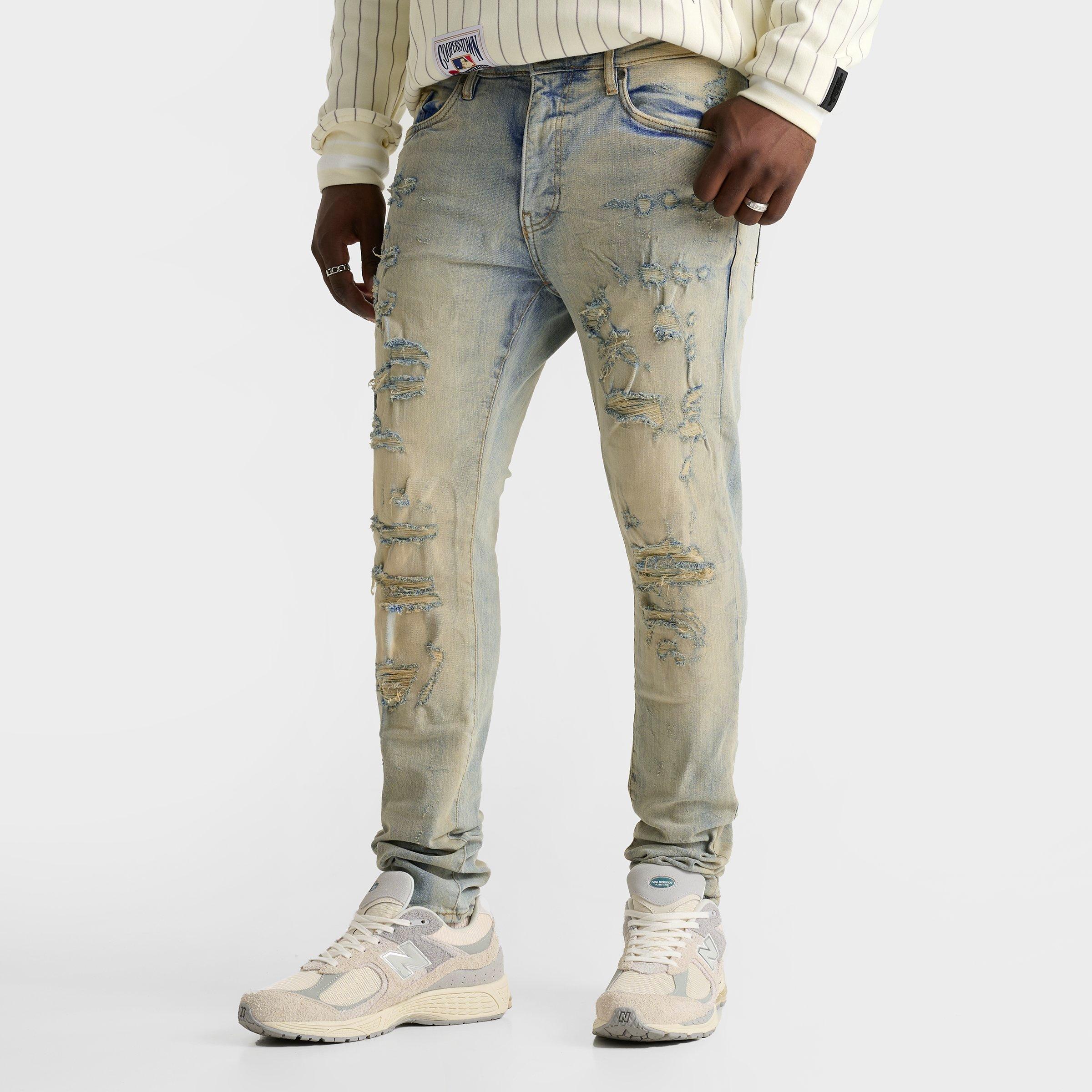 Jordan Craig Men's Sean Stacked Slim Denim Jeans in Antique Size: 30