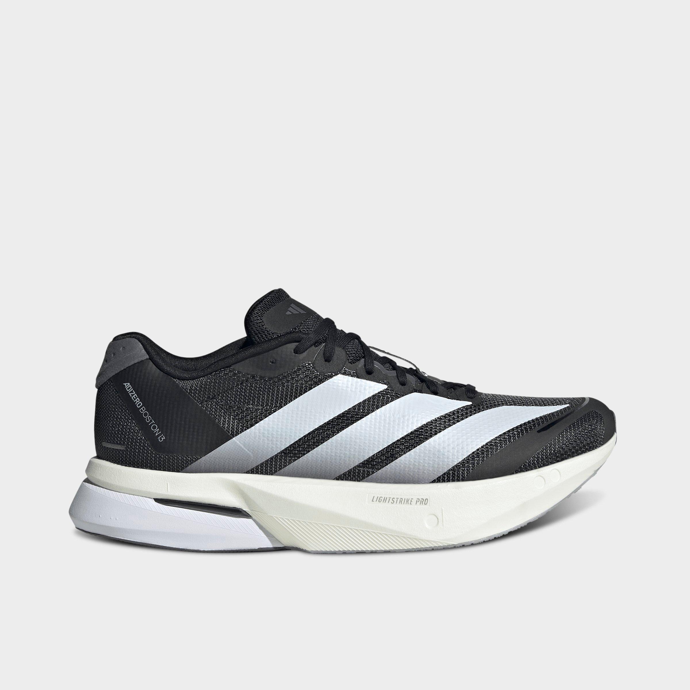 adidas Women's adizero Boston 13 Running Shoes in Core Black/Cloud White/Grey Five Size: 6.0