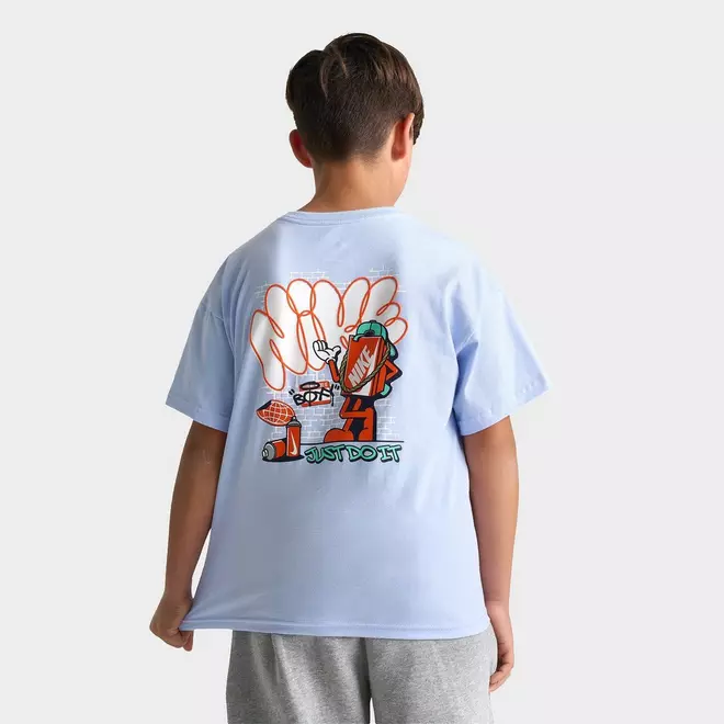 Bid Kids' Nike Boxy Wall T-Shirt
