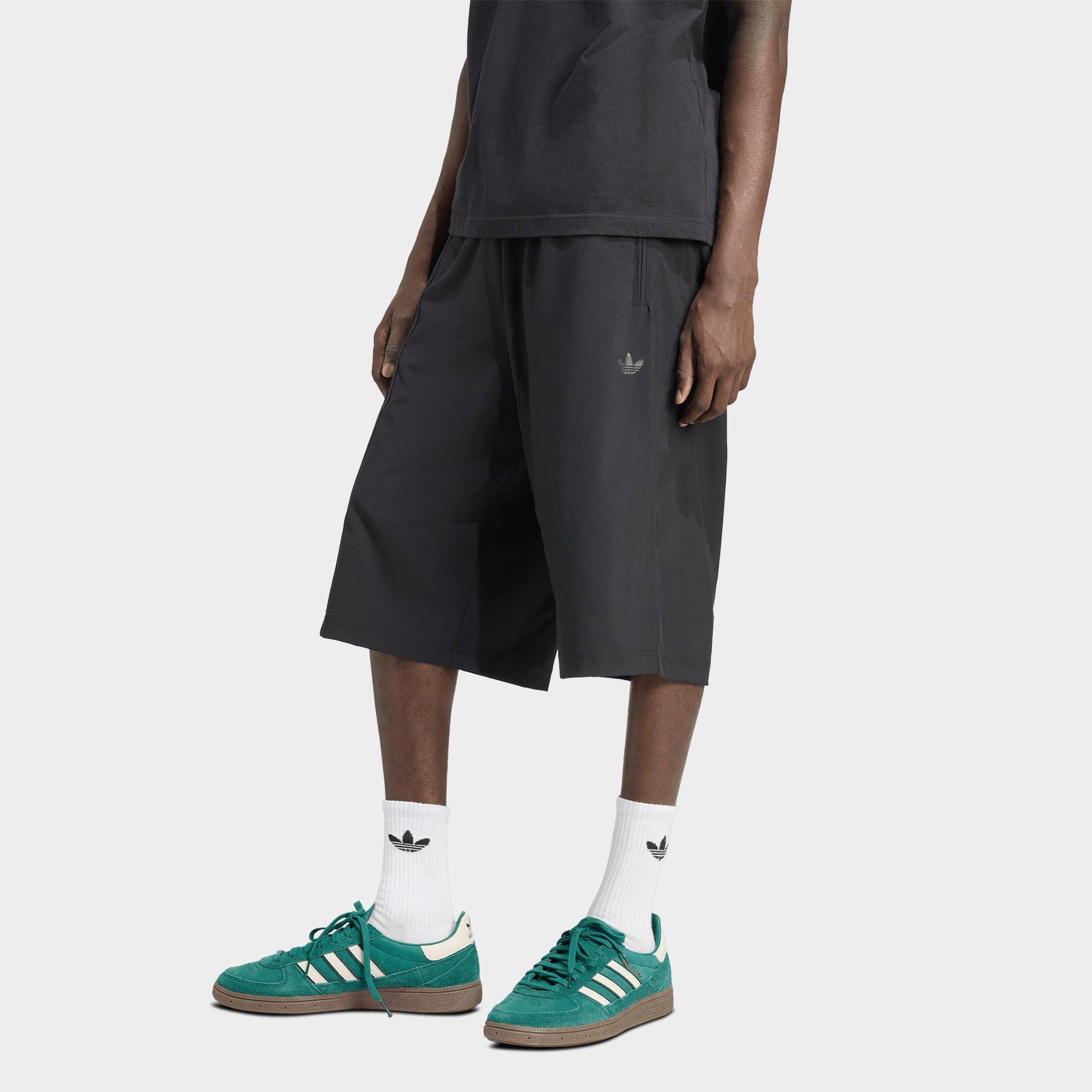 adidas Men's Originals Firebird Oversized Nylon Shorts in Black Size: XS