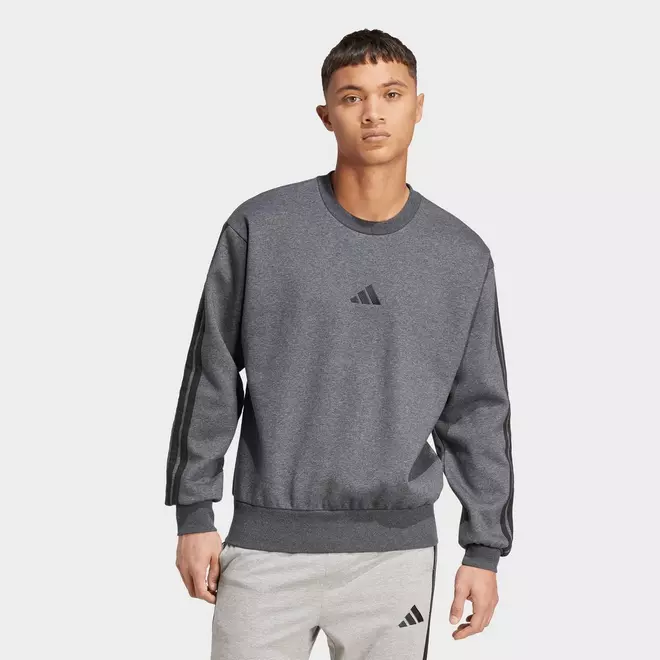 Men's adidas Essentials 3-Stripes Fleece Crewneck Sweatshirt