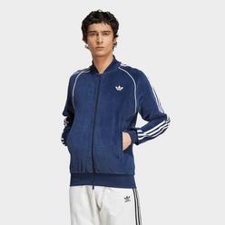 Men's adidas Originals SST adicolor Velour Track Top
