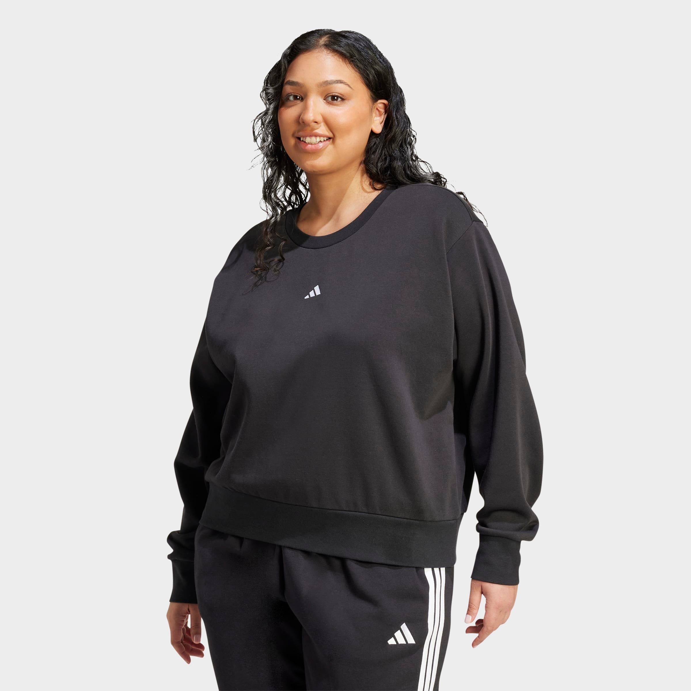 adidas Women's Sportswear Essentials Small Logo Feel Cozy Sweatshirt (Plus