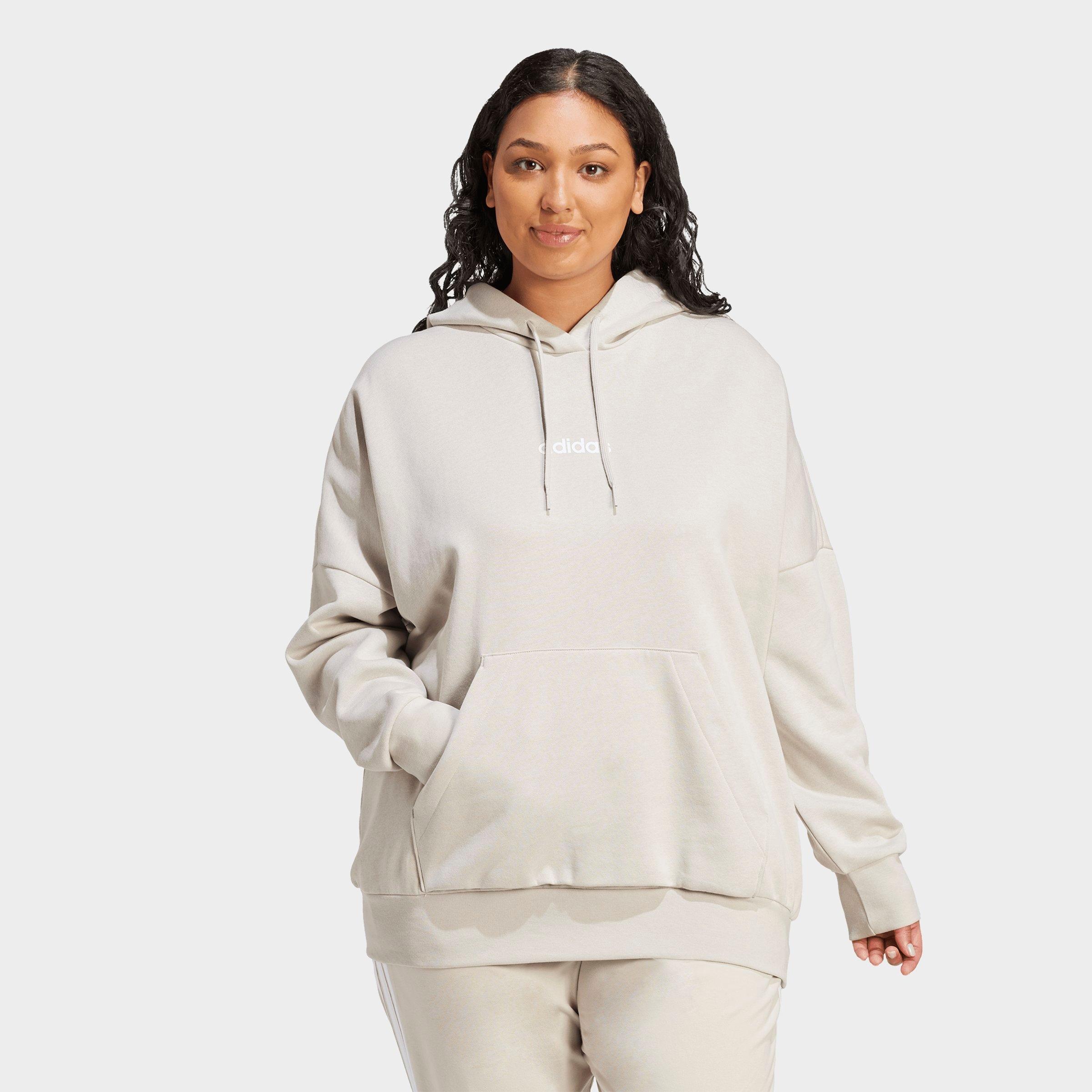 adidas Women's Sportswear Essentials Small Logo Feel Cozy Sweatshirt (Plus