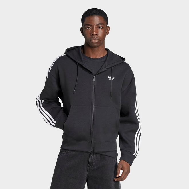 Men's adidas Originals adicolor Spacer Oversized Full-Zip Hoodie 