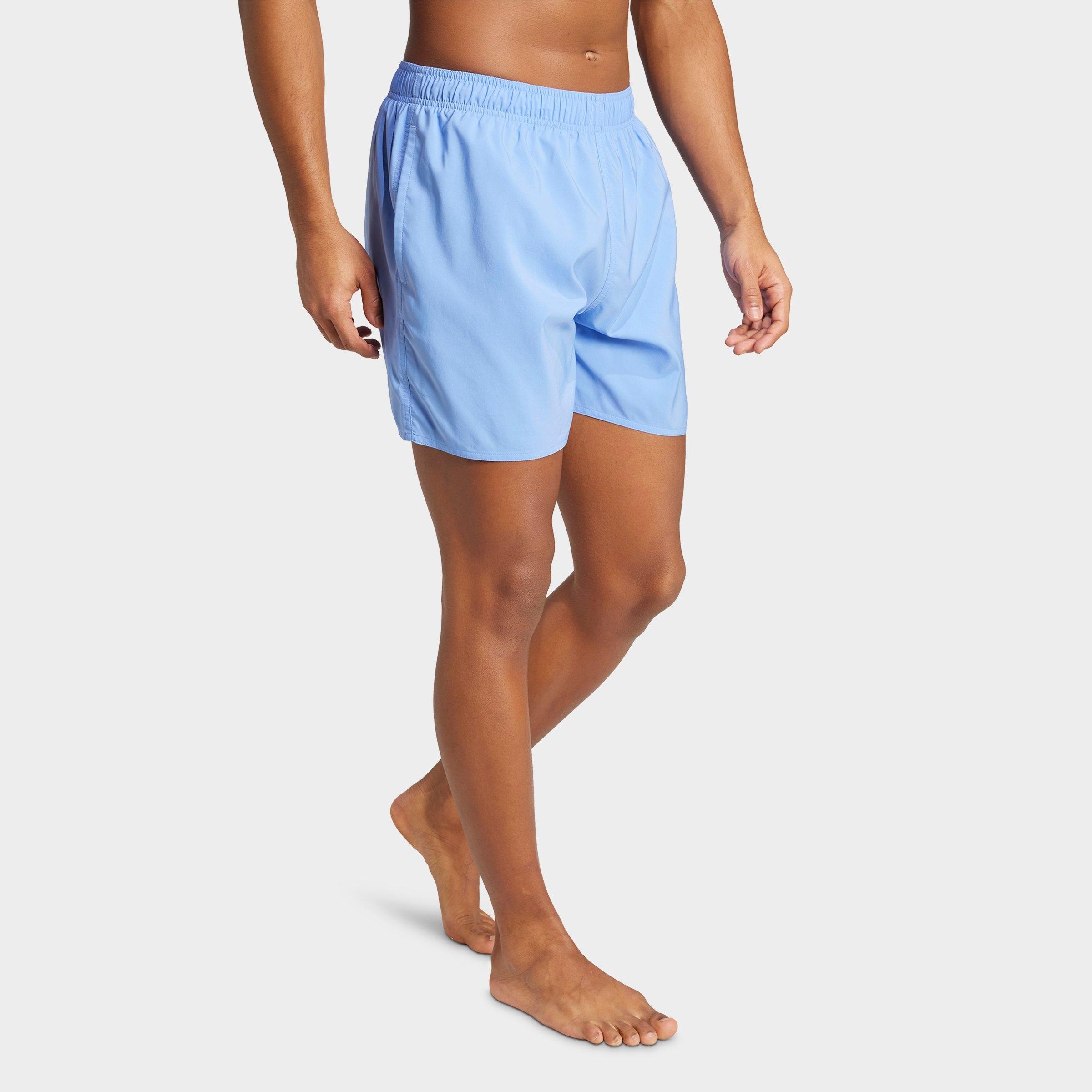 adidas Men's Essentials 8-Inch Swim Shorts in Blue Fusion/White Size: XS
