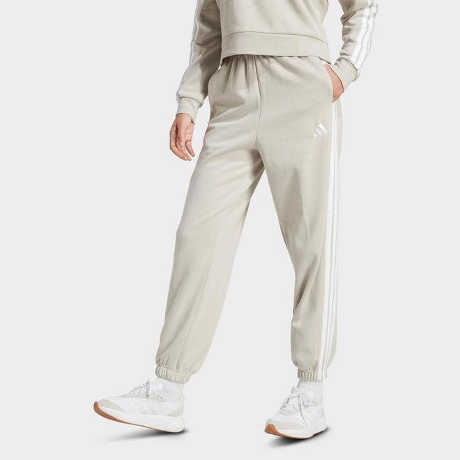 Women's adidas Essentials 3-Stripes Fleece Loose Pants