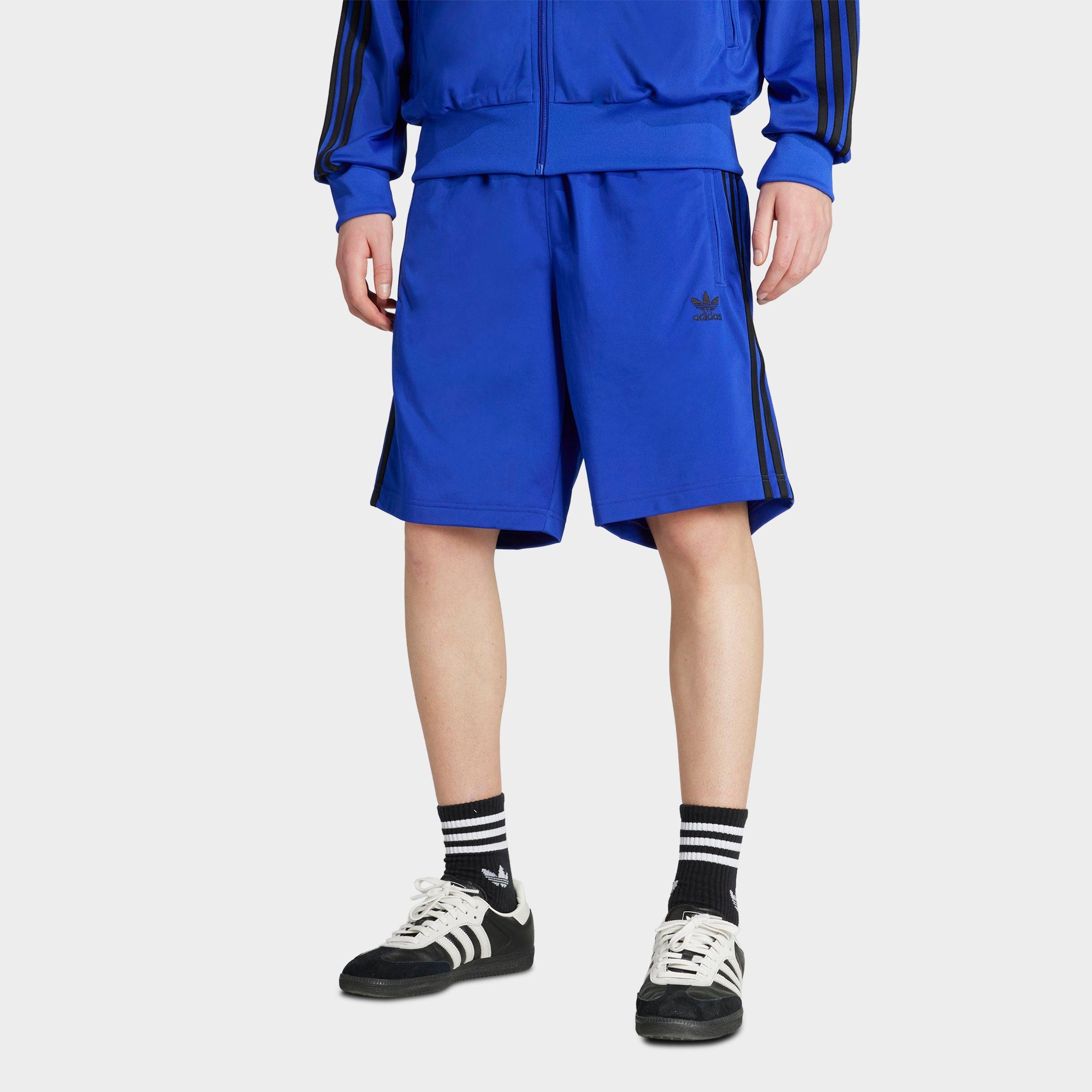 adidas Men's Originals adicolor Firebird Casual Shorts in Lucid Blue/Black Size: XS