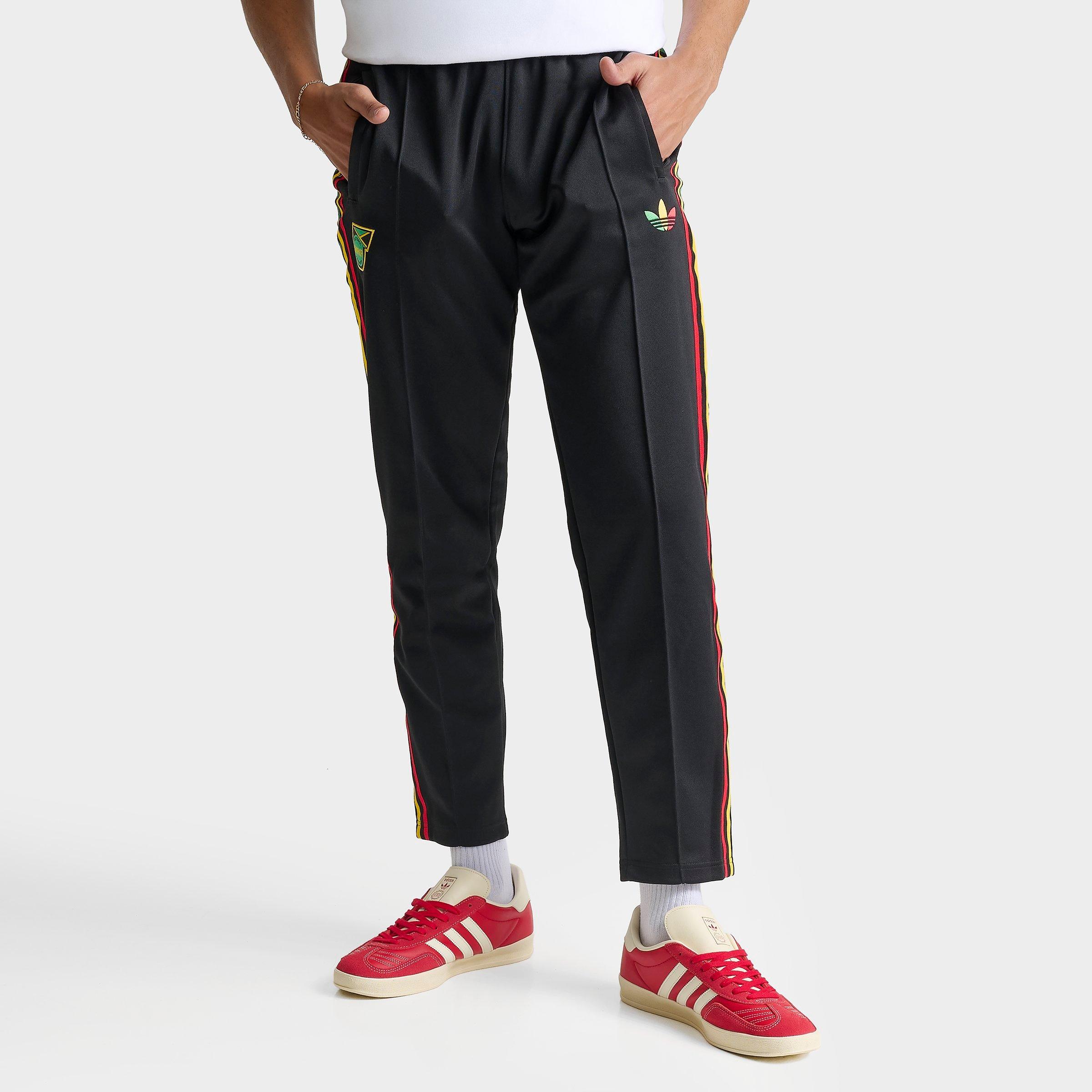 adidas Men's Originals x Bob Marley Jamaica Track Pants in Black Size: XS