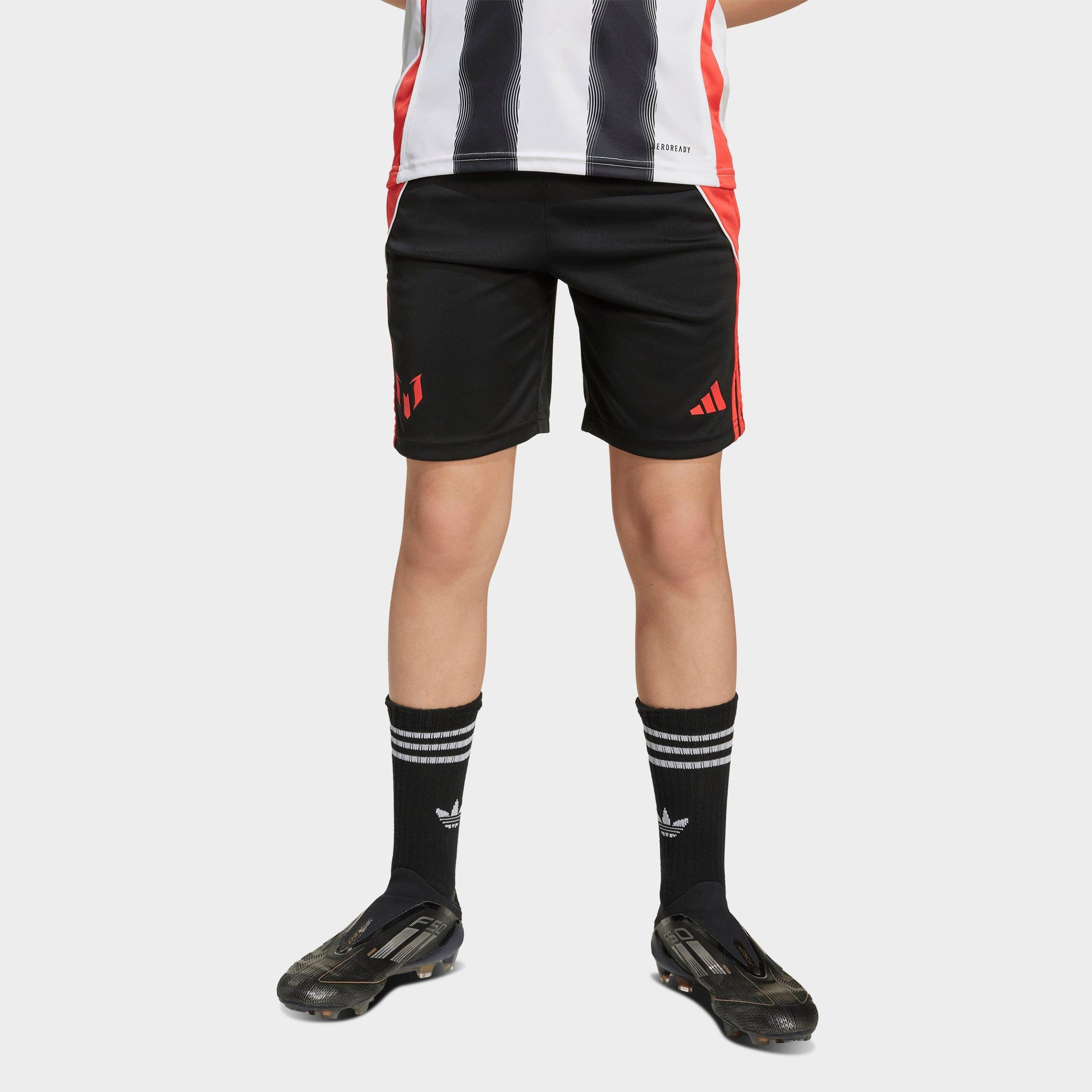adidas Big Kids Messi Shorts in Black Size: 2XS