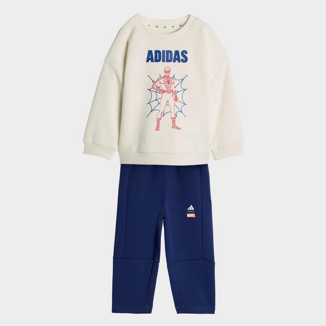 Infant and Toddler adidas x Spider-Man Crewneck Sweatshirt and Jogger Pants Set