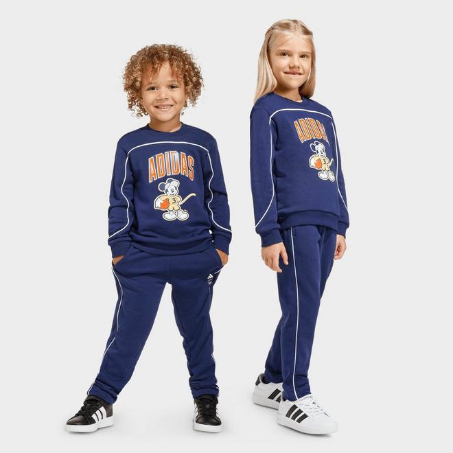 Kids' Toddler and Little Kids' adidas x Disney Mickey Mouse Sweatshirt and Jogger Pants Set