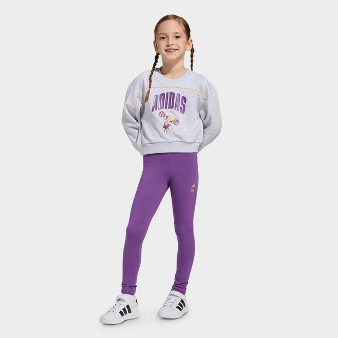 Girls' Toddler and Little Kids' adidas x Disney Minnie Mouse Sweatshirt and Leggings Set