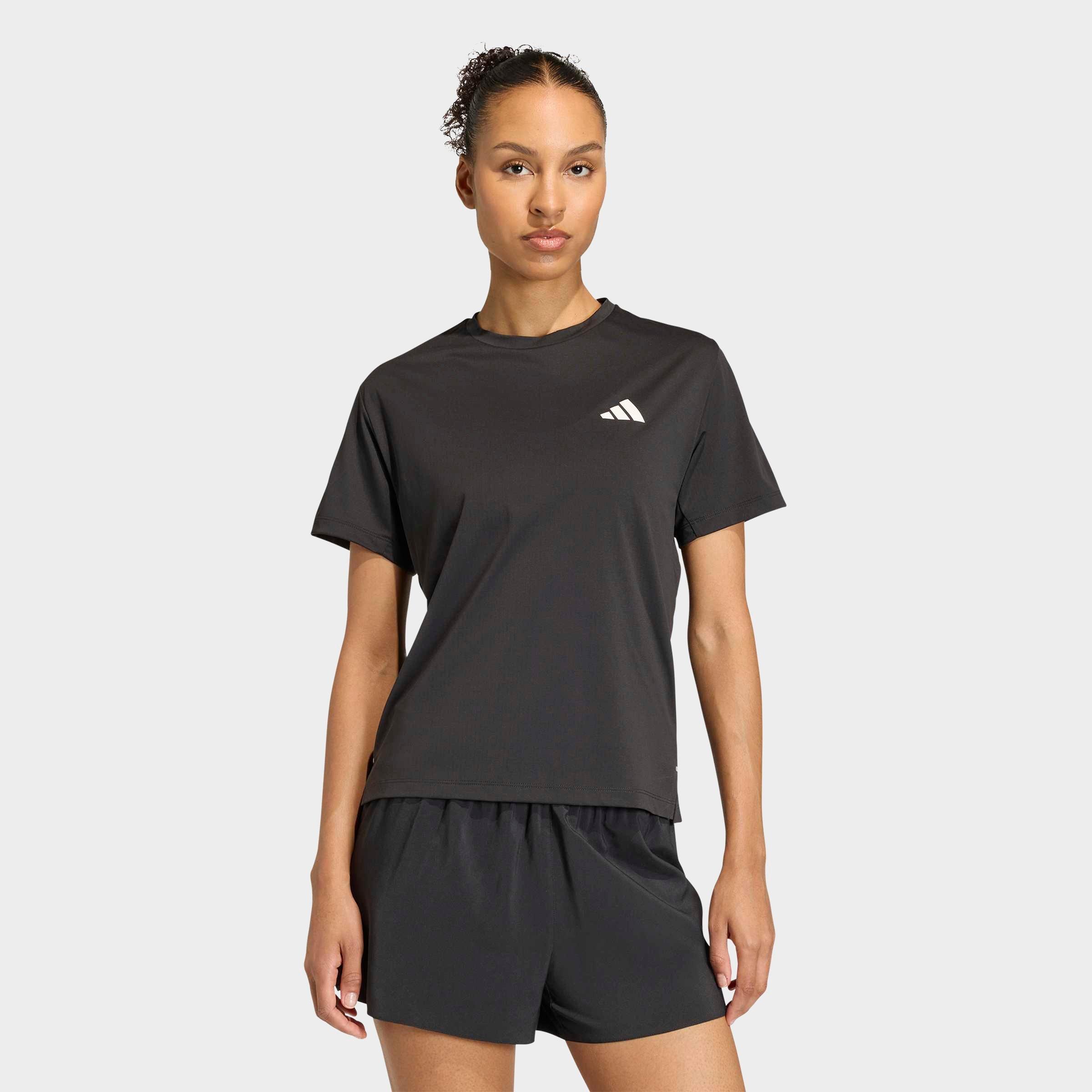 adidas Women's adi365 Iconic Climacool Running T-Shirt in Black Size: XXS