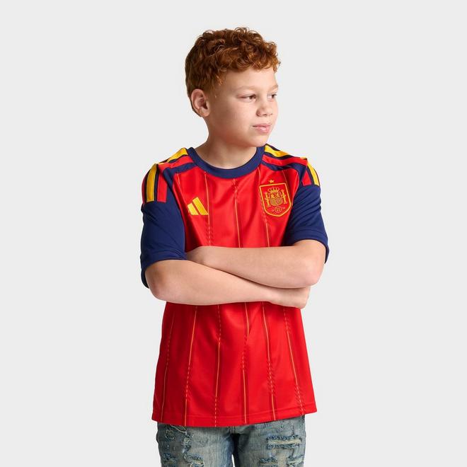 Big Kids' adidas Spain Home Replica Soccer Jersey