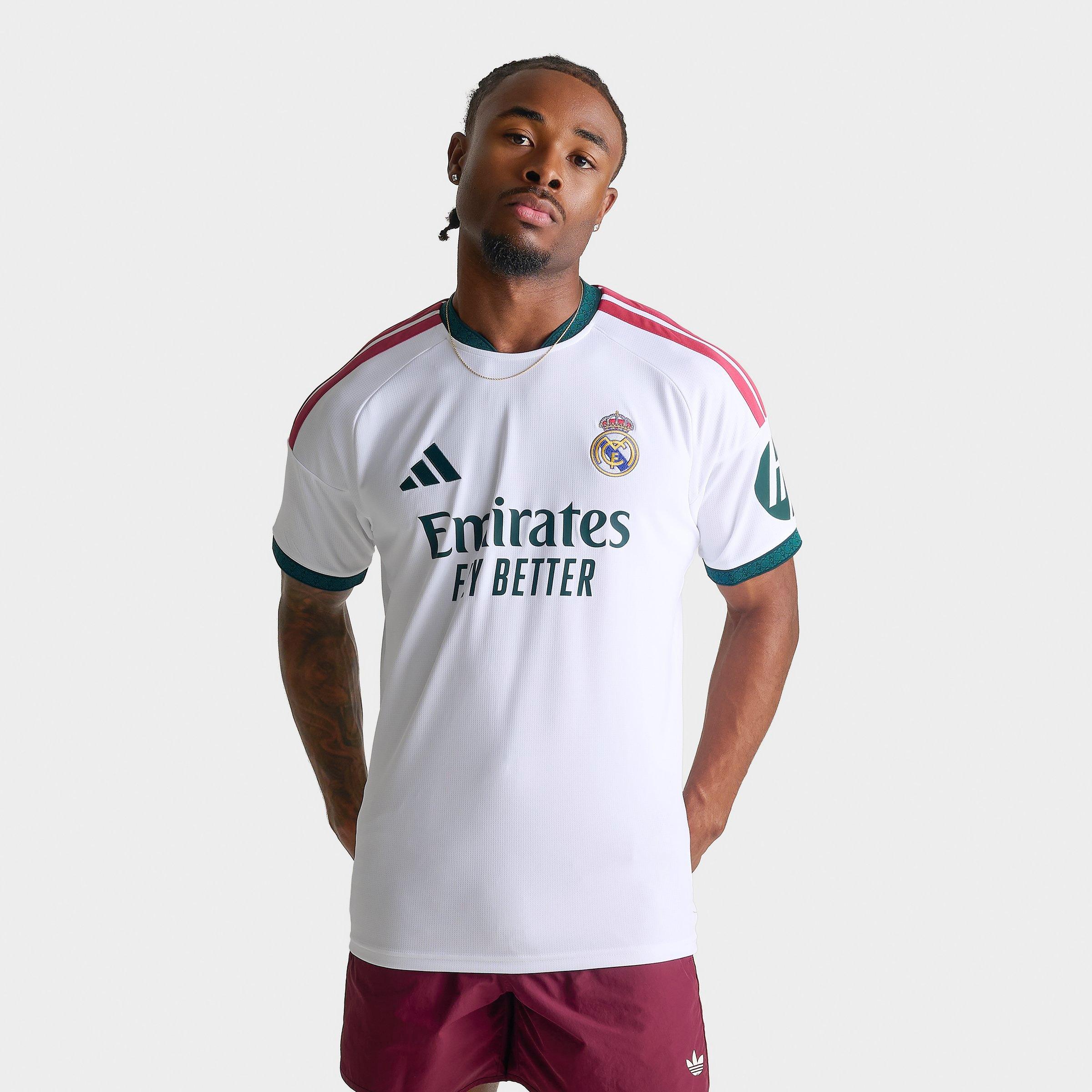 adidas Men's Real Madrid 26-27 Home Soccer Jersey in White Size: Medium