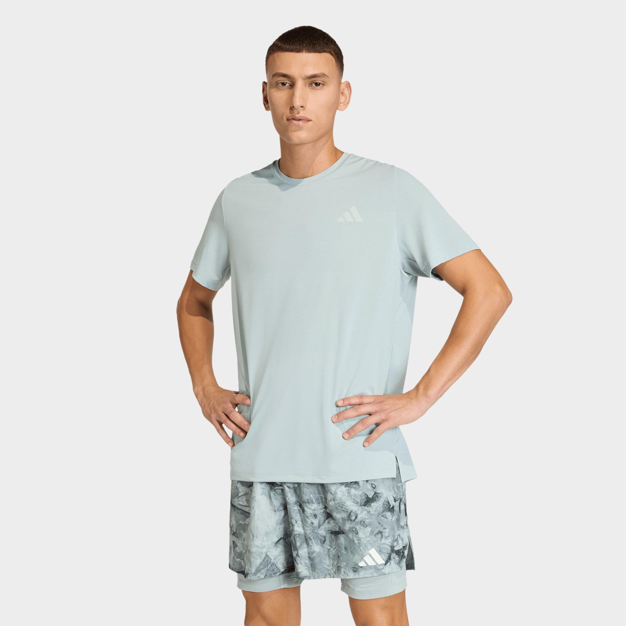 adidas Men's adi365 Iconic Climacool Running T-Shirt in Wonder Sage Size: Small