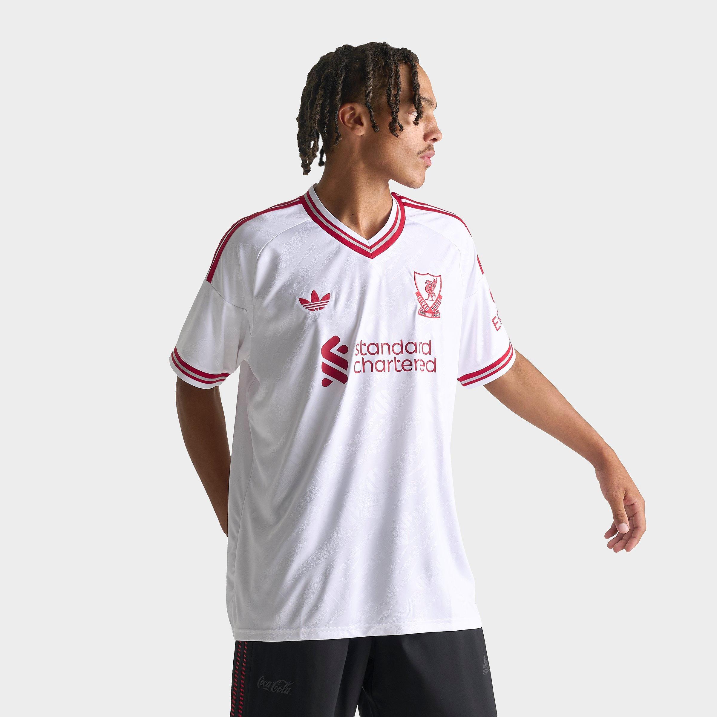 adidas Men's Liverpool FC 26-27 Away Soccer Jersey in White Size: XL