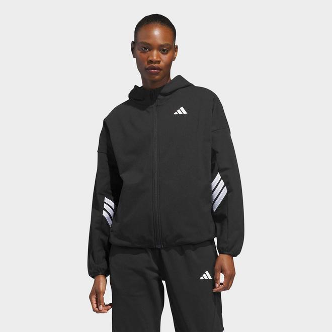 Women's adidas Basketball Crazy Warm Fleece Full-Zip Hoodie