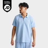 Buy adidas Originals Light Blue Holiday Waffle Polo Shirt
