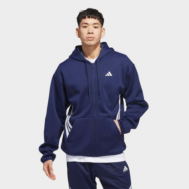 Men's adidas Basketball Crazy Warm Full-Zip Hoodie