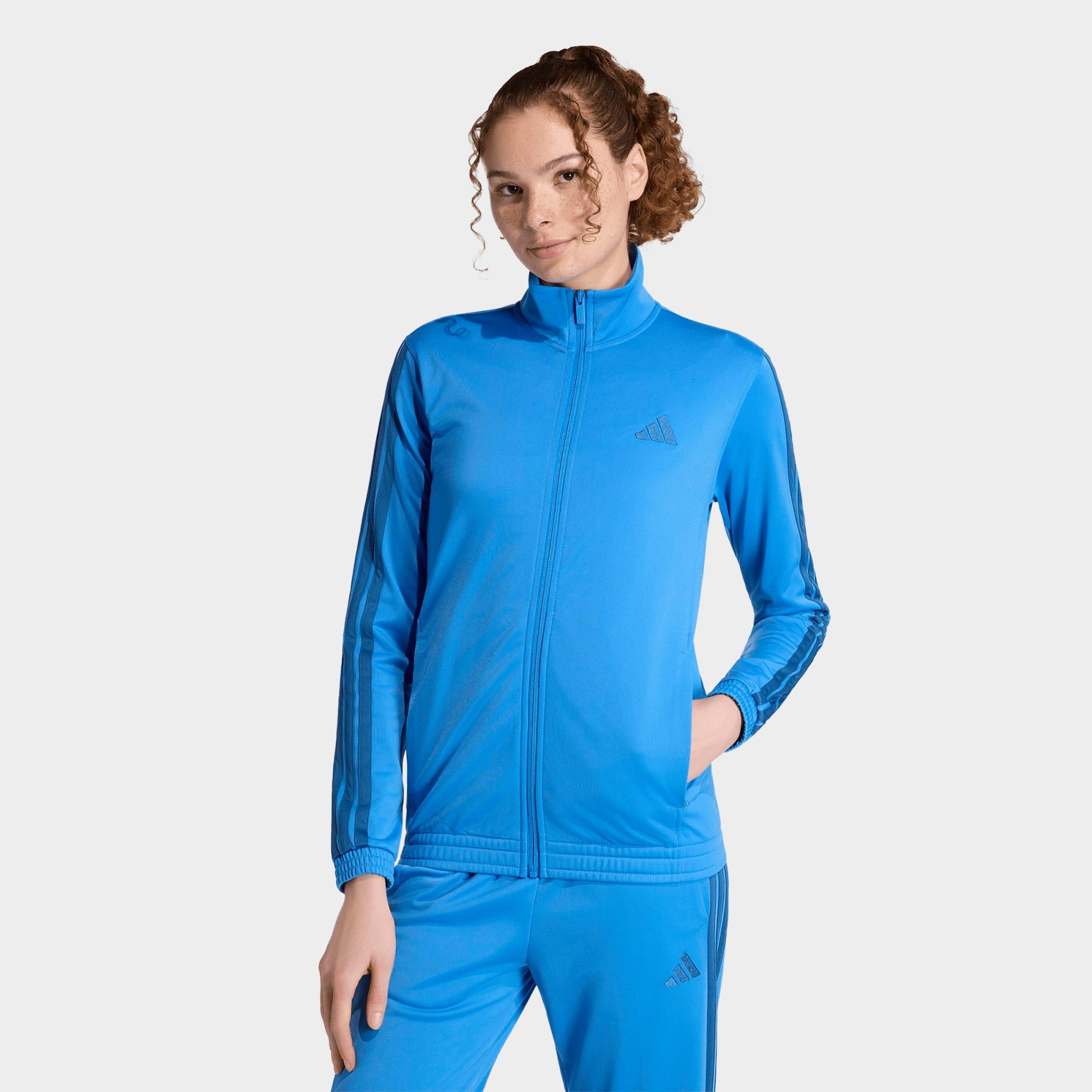 adidas Women's Sportswear DAYREADY Track Top in Ray Blue Size: XL
