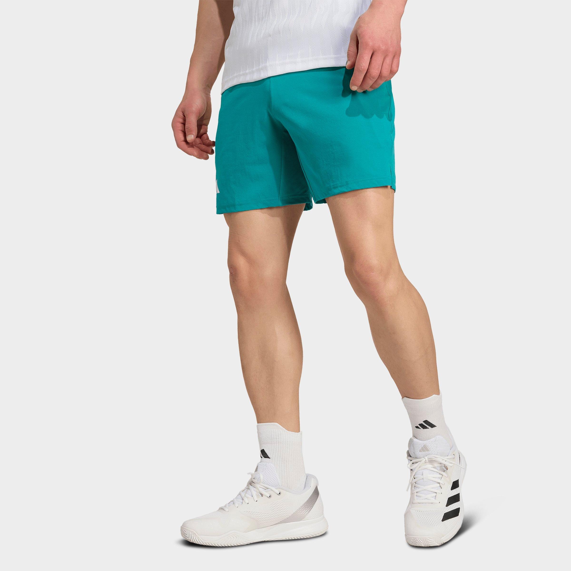 adidas Men's Ergo Climacool Tennis Shorts in Pure Teal Size: XS