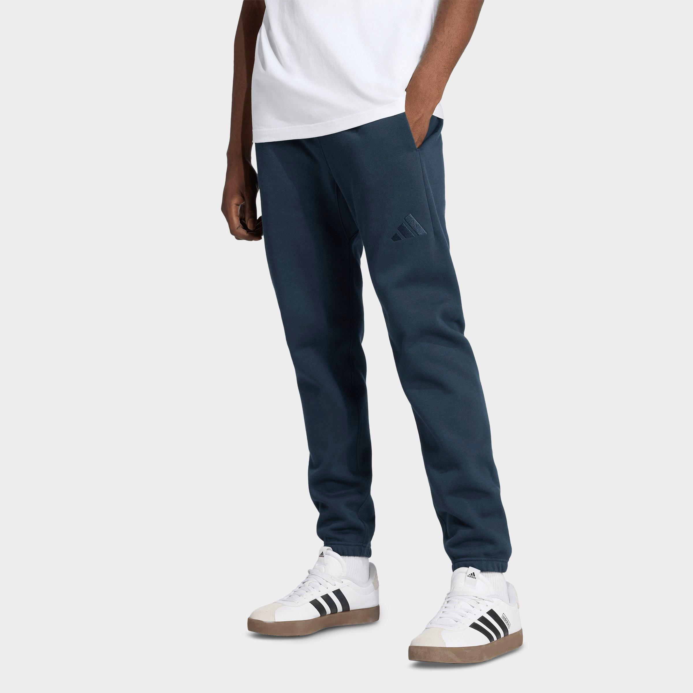 adidas Men's All SZN Tapered Fleece Pants in Aurora Ink Size: Medium