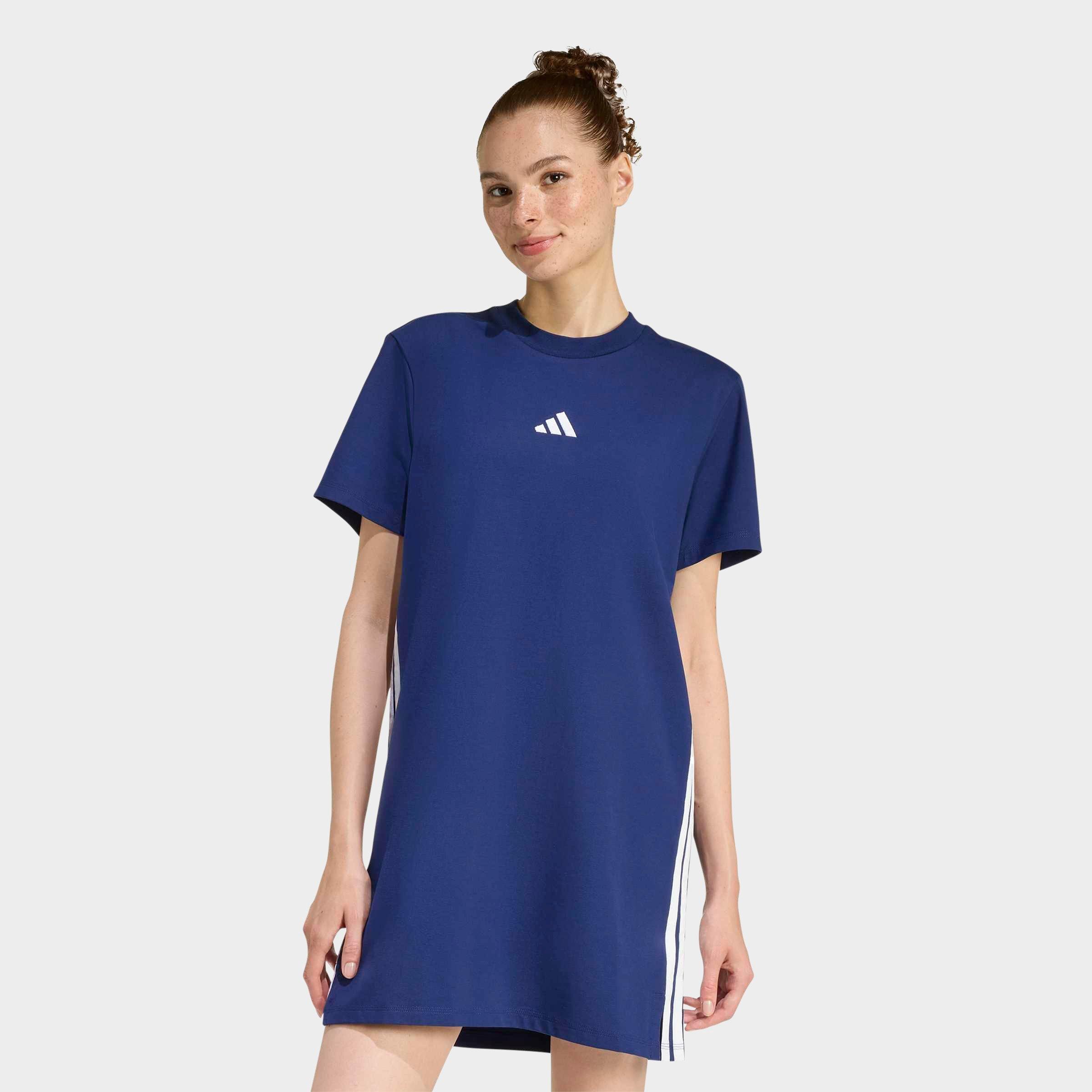 adidas Women's Essentials 3-Stripes T-Shirt Dress