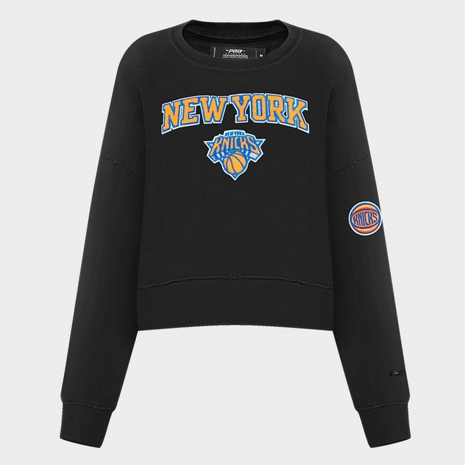 Women's Pro Standard New York Knicks NBA Classic Fleece Crewneck Sweatshirt