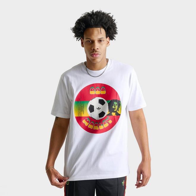 Men's adidas Originals x Bob Marley Record Graphic T-Shirt