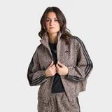 ジャケット・アウター adidas FIREBIRD OVERSIZED TRACKTOP Women's adidas Originals Allover Print Firebird Oversized Track