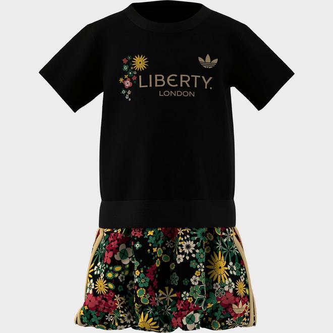 Infant and Girls' Toddler adidas Originals x Liberty London T-Shirt and Skirt Set