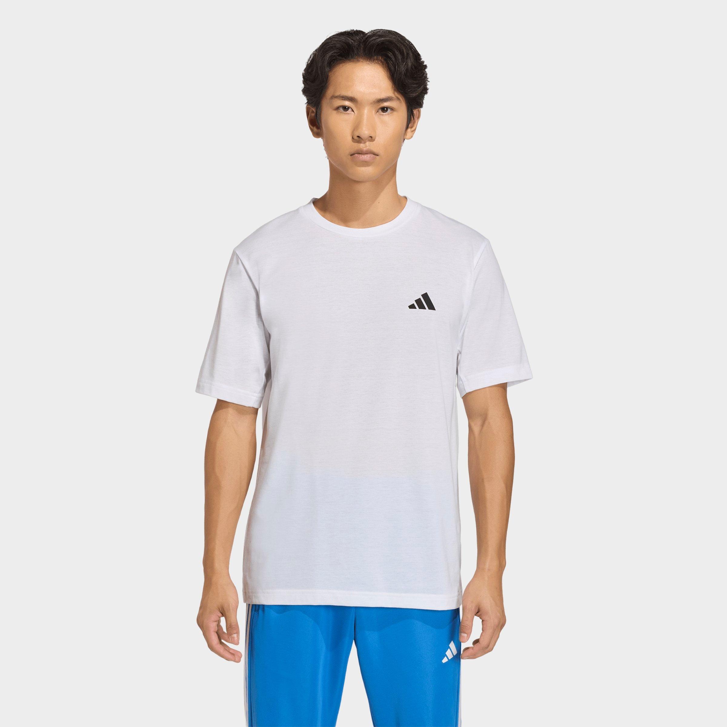adidas Men's Workout Essentials Feelready T-Shirt in White Size: Small