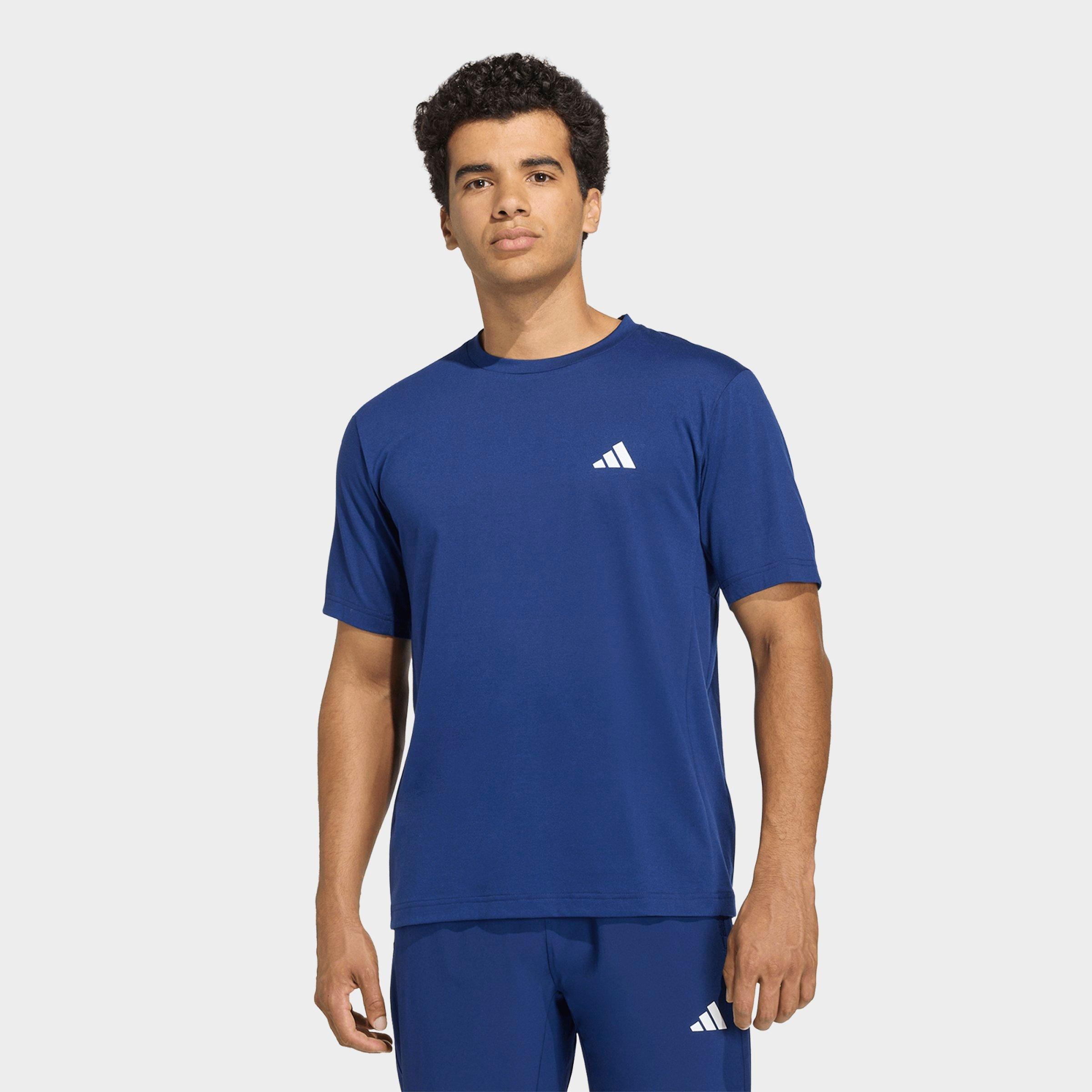 adidas Men's Workout Essentials Feelready T-Shirt in Dark Blue Size: Small