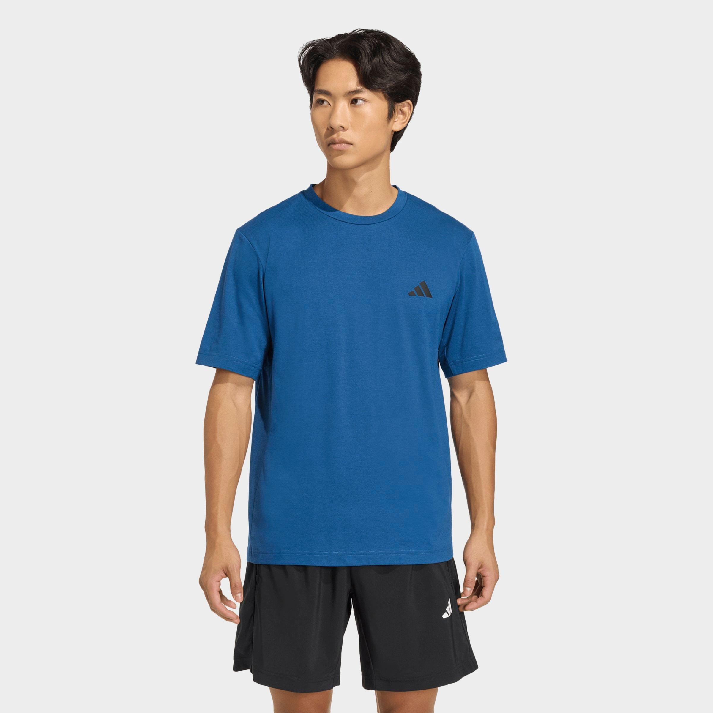 adidas Men's Workout Essentials Feelready T-Shirt in Dusky Petrol Size: Large