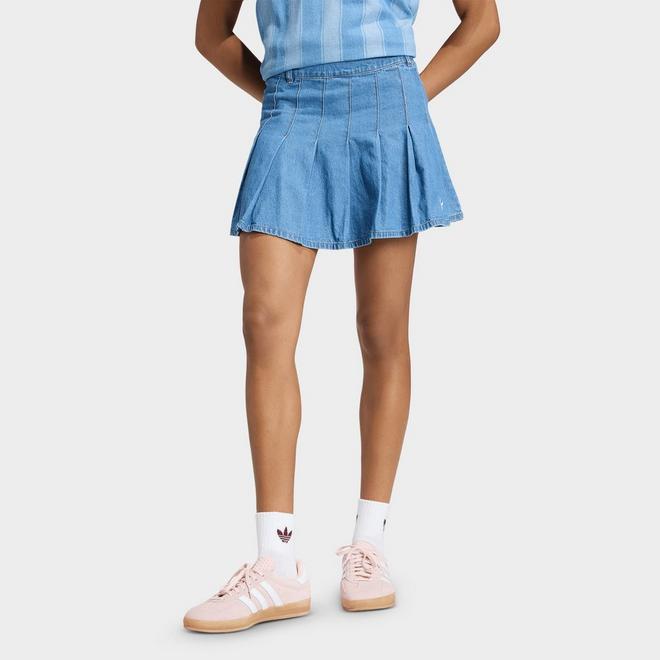 Women's adidas Originals Denim Pleated Skirt