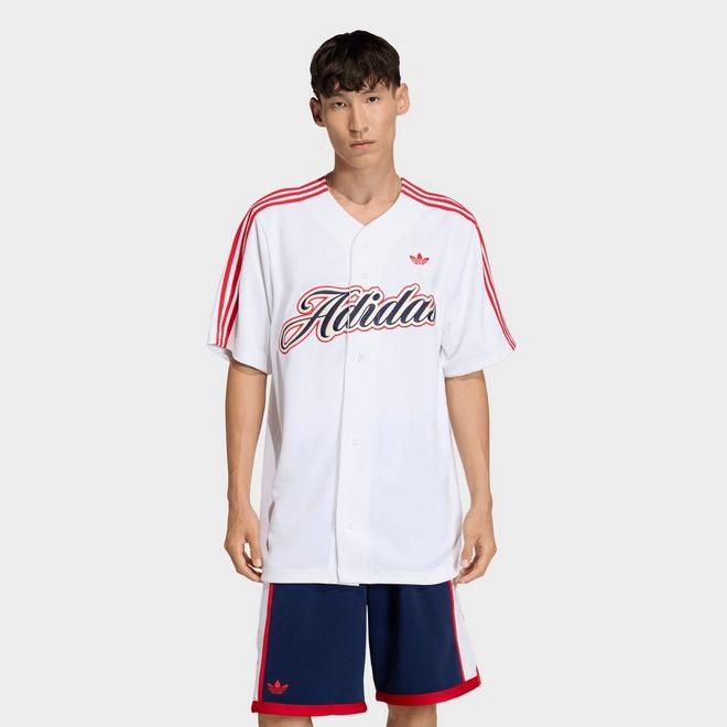 Men's adidas Originals Summer League Varsity Baseball Jersey