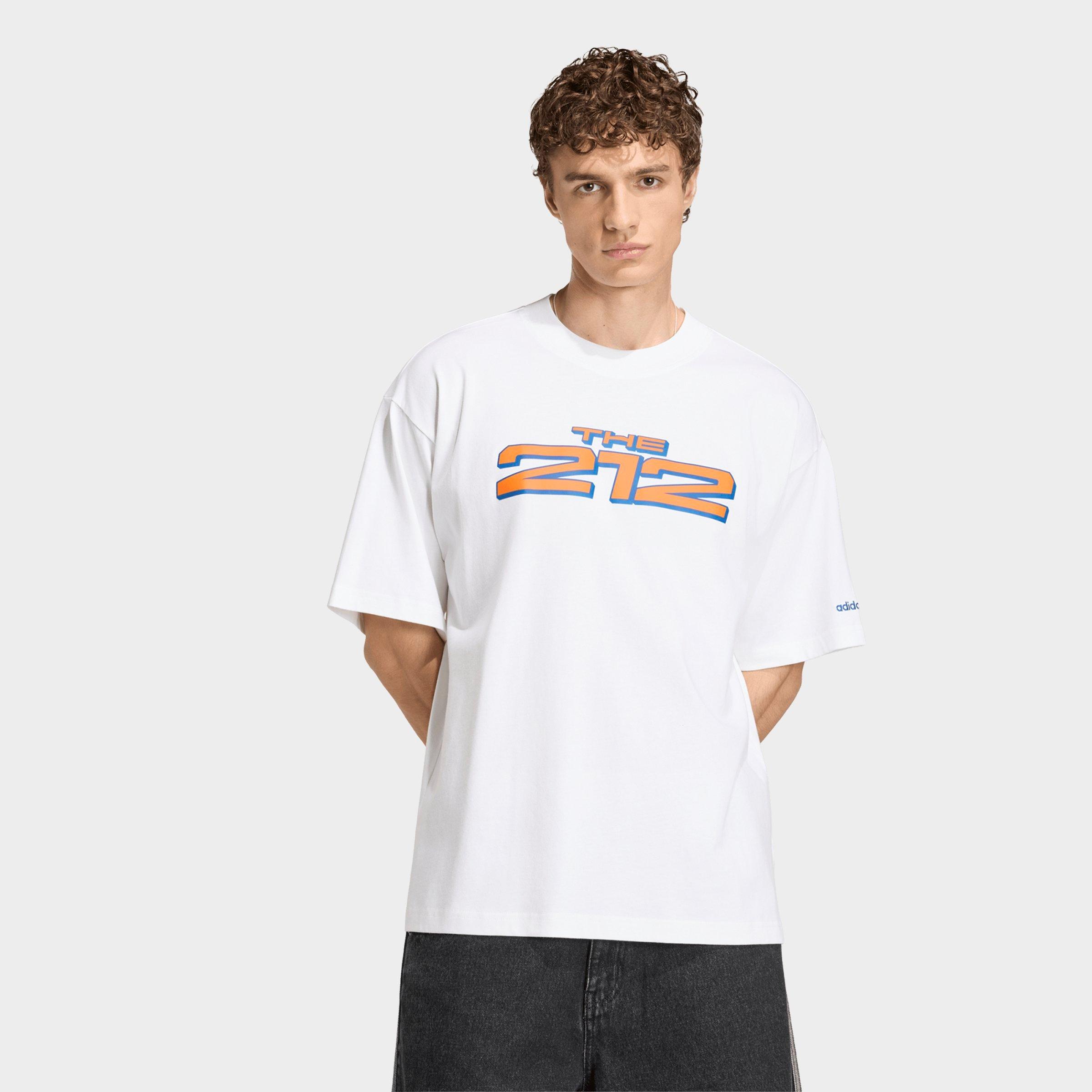 adidas Men's Originals FIFA World Cup 26 Host New York City Graphic T-Shirt in White/Collegiate Royal Size: XS