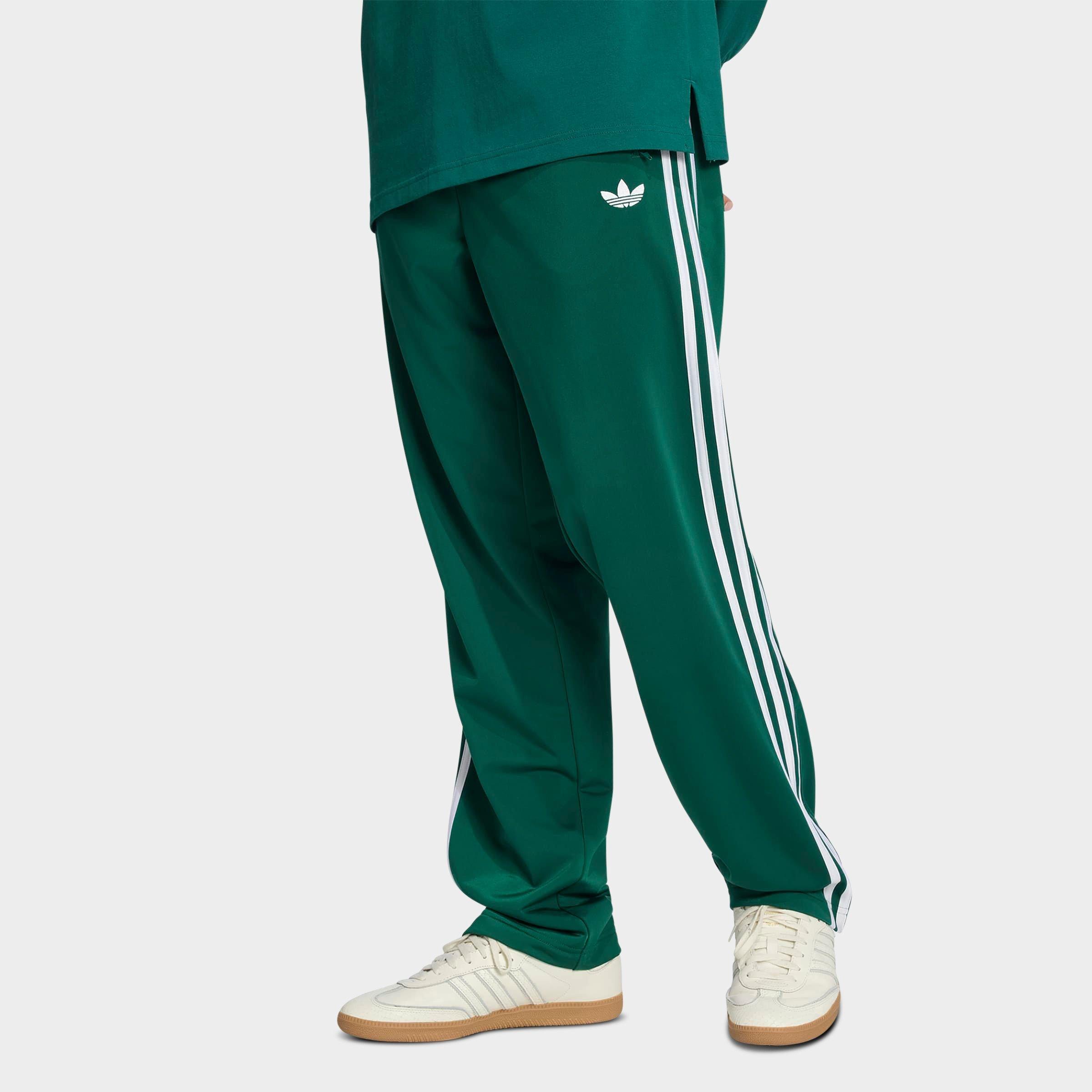 adidas Men's Originals adicolor Firebird Track Pants in Collegiate Green Size: XL