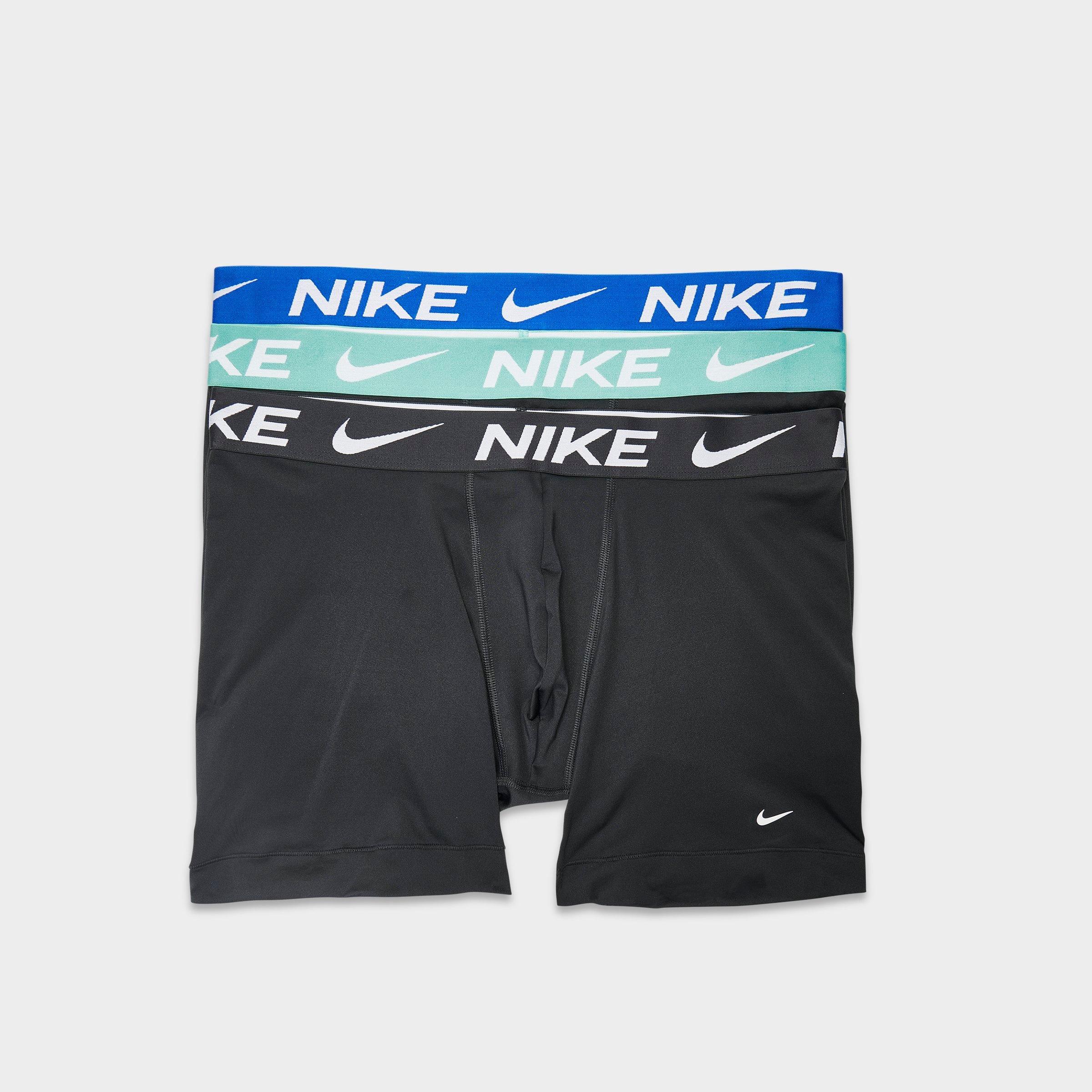 Nike Men's Dri-fit Essential Micro Boxer Briefs (3-pack) Size Large Polyester/spandex/microfiber In Multi