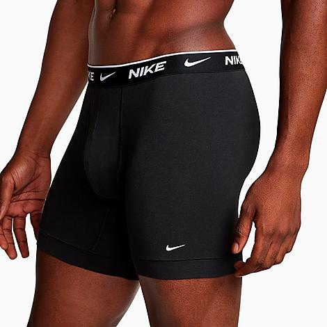 Shop Nike Men's Stretch Boxer Briefs (3-pack) In Black/black/black
