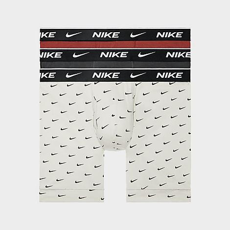 Nike Men's Stretch Boxer Briefs (3-pack) Size Medium Cotton In Black  Swoosh