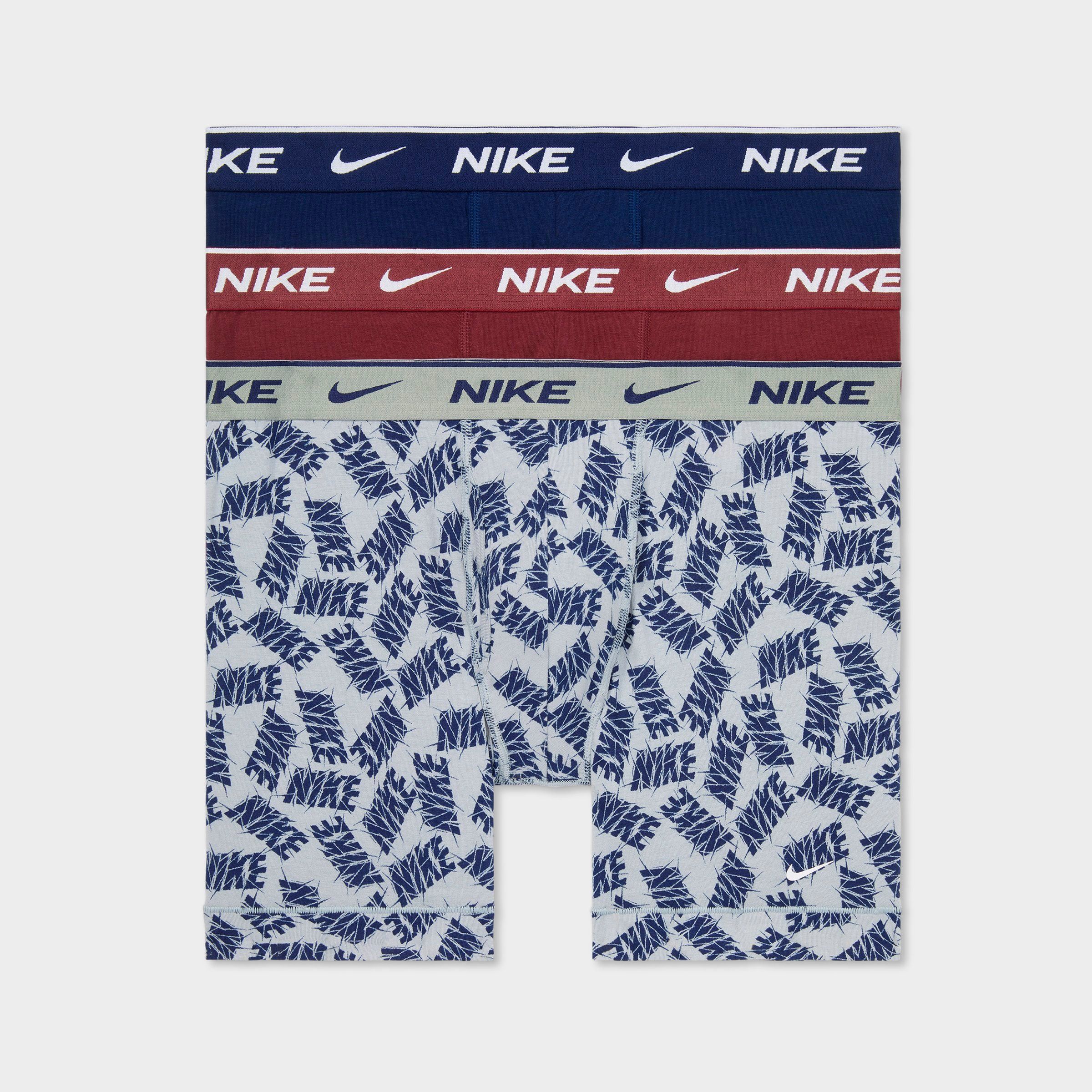 Nike Men's Stretch Cotton Boxer Briefs (3-Pack)
