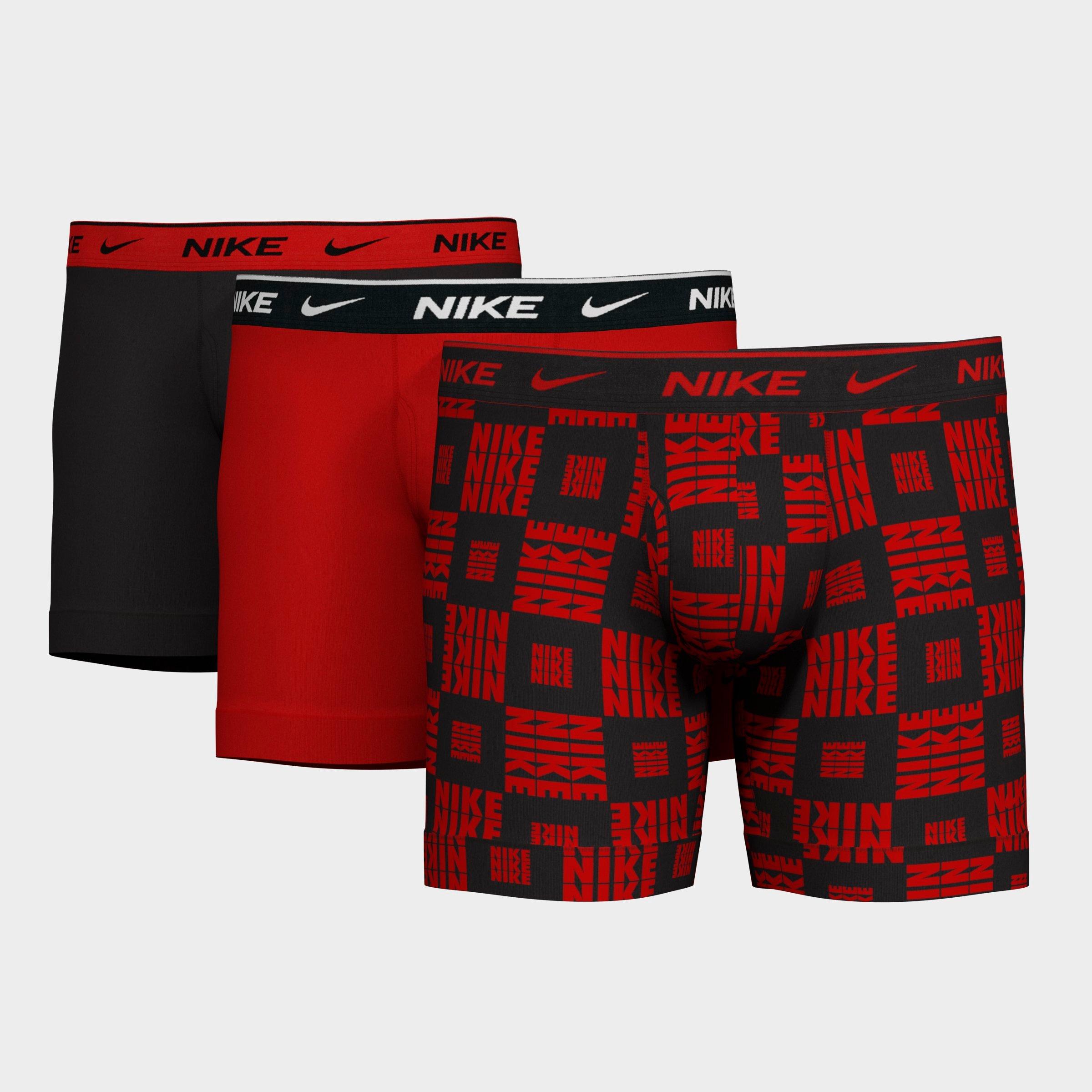 Nike Dri-fit Everyday Assorted 3-pack Performance Boxer Briefs In