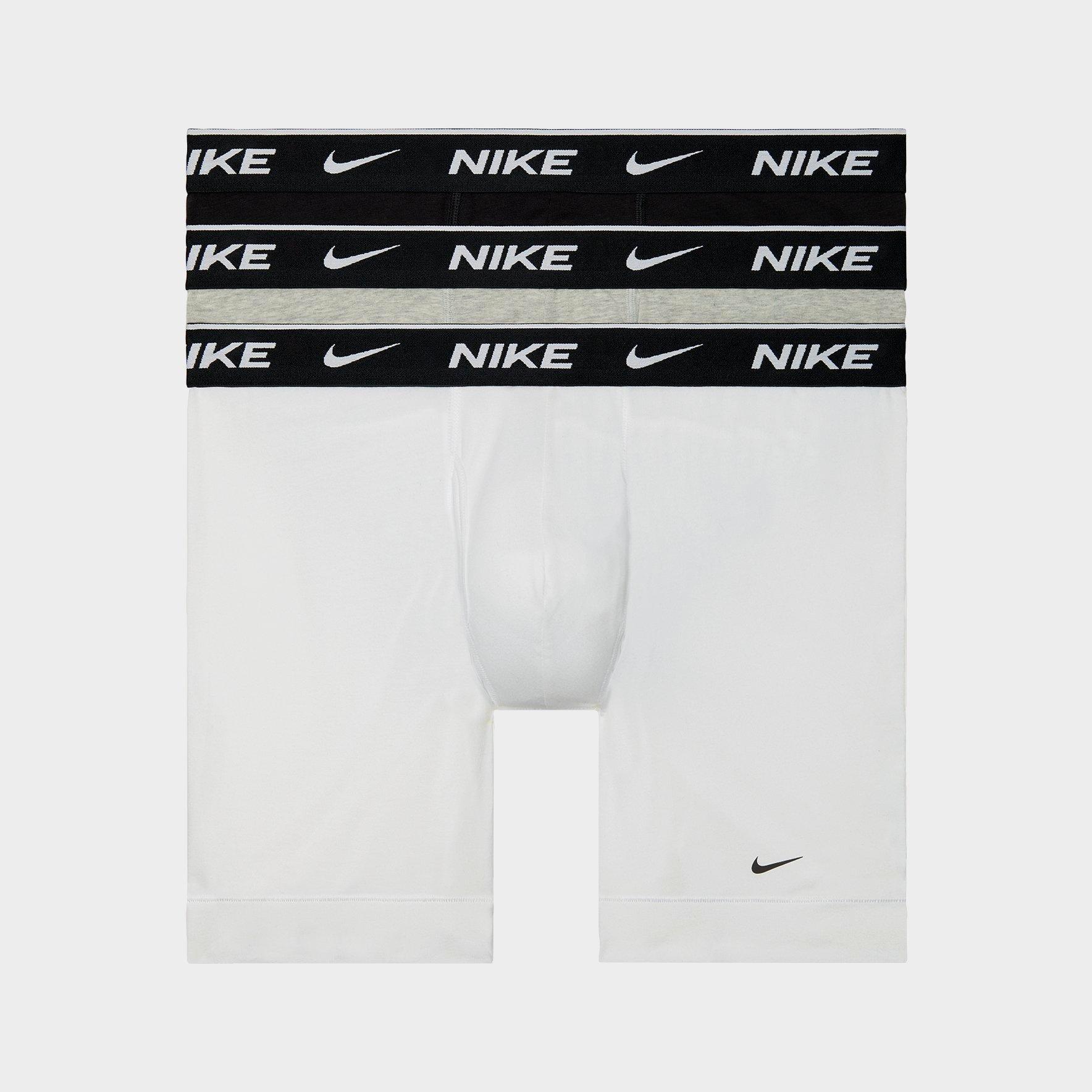Nike Men's Dri-FIT Essential Cotton Stretch Boxer Briefs (3-Pack) Multicolor