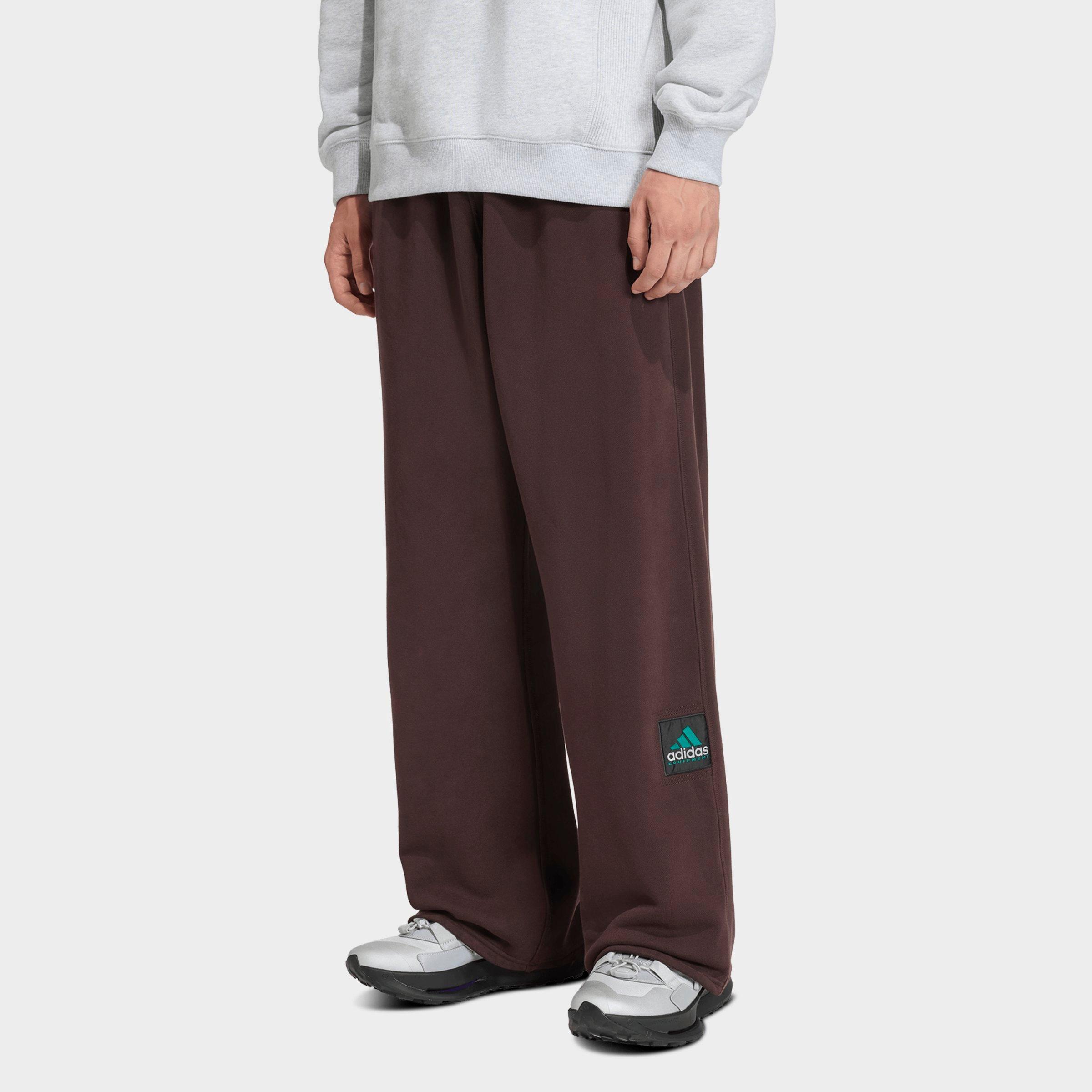 adidas Men's Originals Equipment Open Hem Sweatpants in Aurora Coffee Size: Large