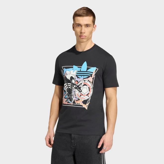 Men's adidas Originals Archive Anime Soccer Graphic T-Shirt
