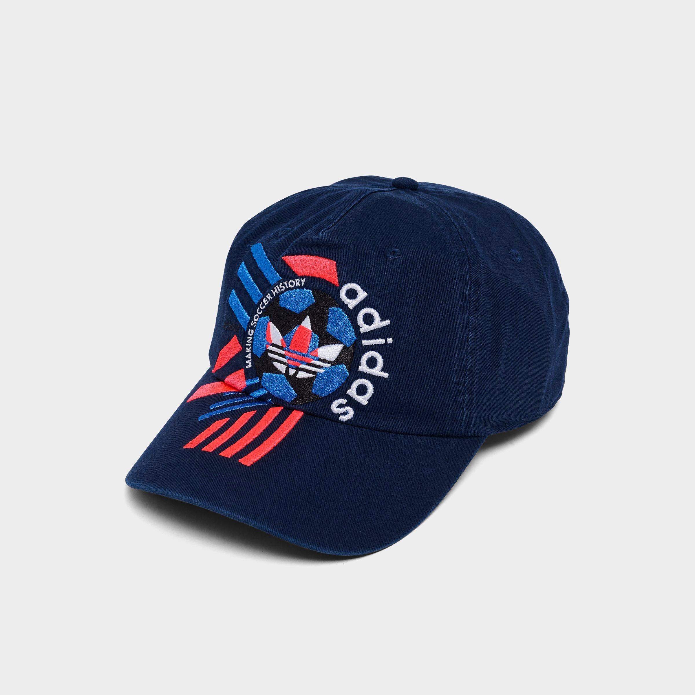adidas Originals '94 World Cup Graphic Snapback Hat in Indigo Denim